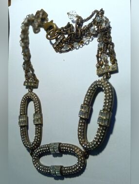 Badgley Mischka Limited Edition Silver and Black Necklace